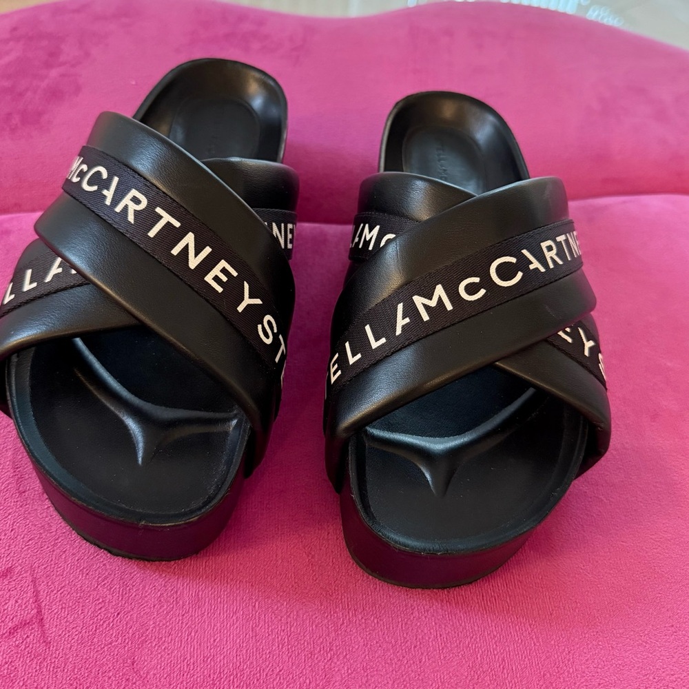 Stella McCartney Black Vesta Sandals